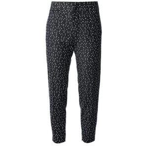 Chloe - Wool Blend Pattern Trousers - FR 36